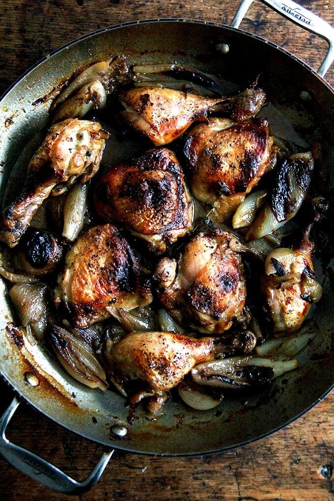 Unlock Flavor: Easy One-Pan Roast Chicken & Shallots (No Browning Needed!)